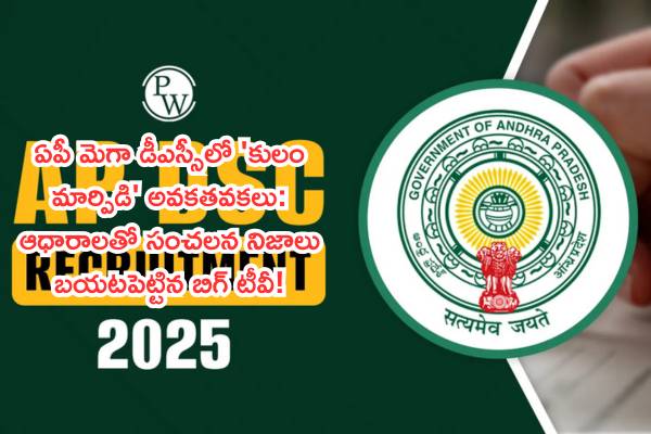 ఏపీ మెగా డీఎస్సీలో 'కులం మార్పిడి' అవకతవకలు: ఆధారాలతో సంచలన నిజాలు బయటపెట్టిన బిగ్ టీవీ!